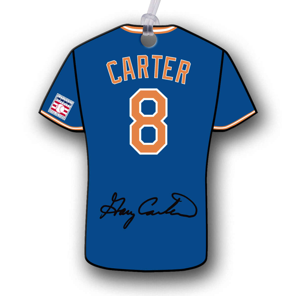 Carter 8 Jersey Hang Tag Ornaments NBHOF