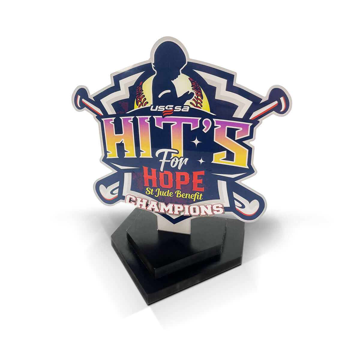 Custom Cut Acrylic Sports Award