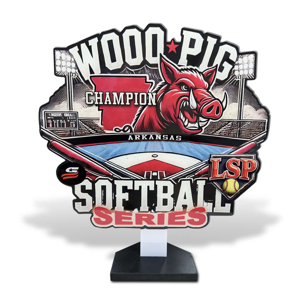 Custom Cut Acrylic Sports Award
