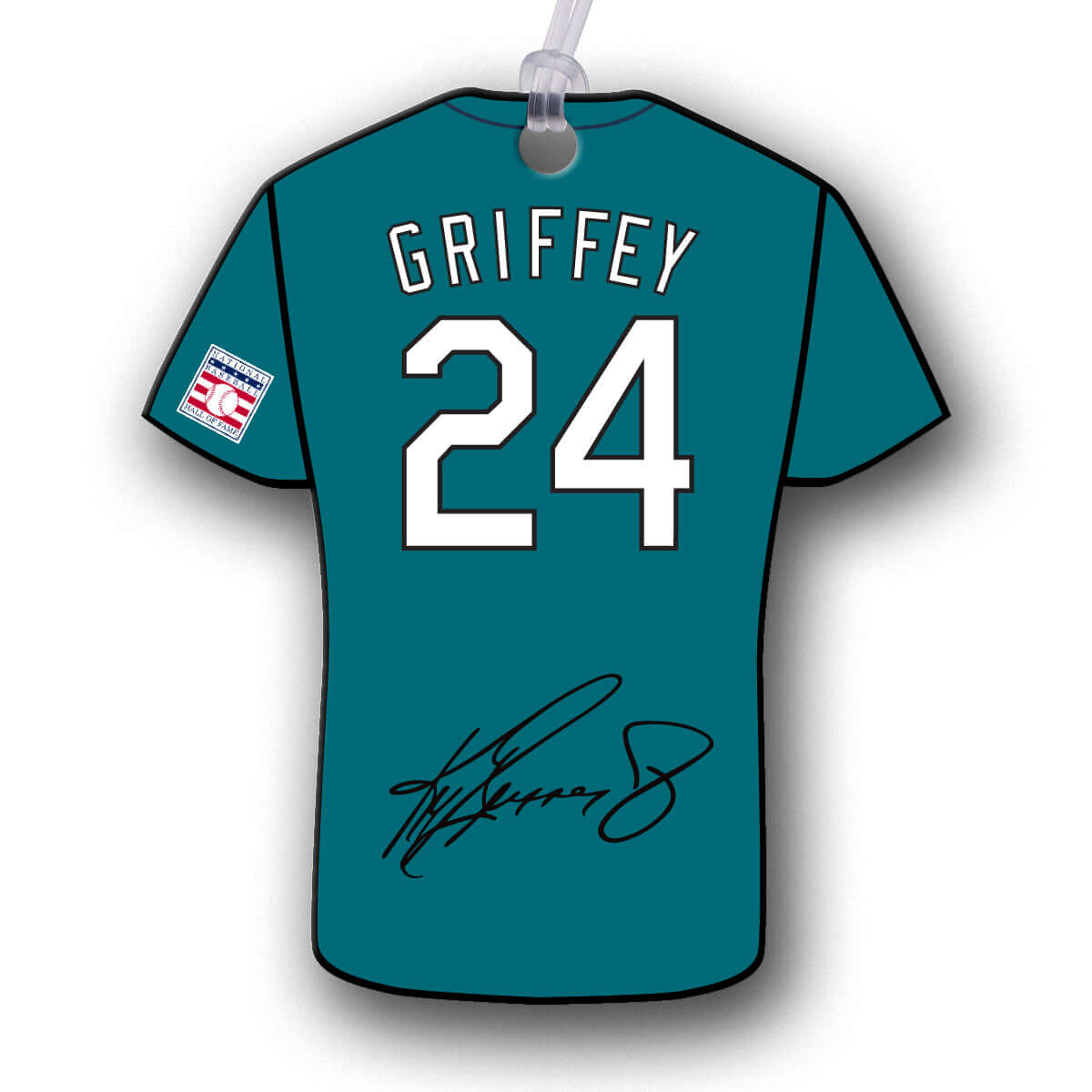 Griffey 24 Jersey Hang Tag Ornaments NBHOF