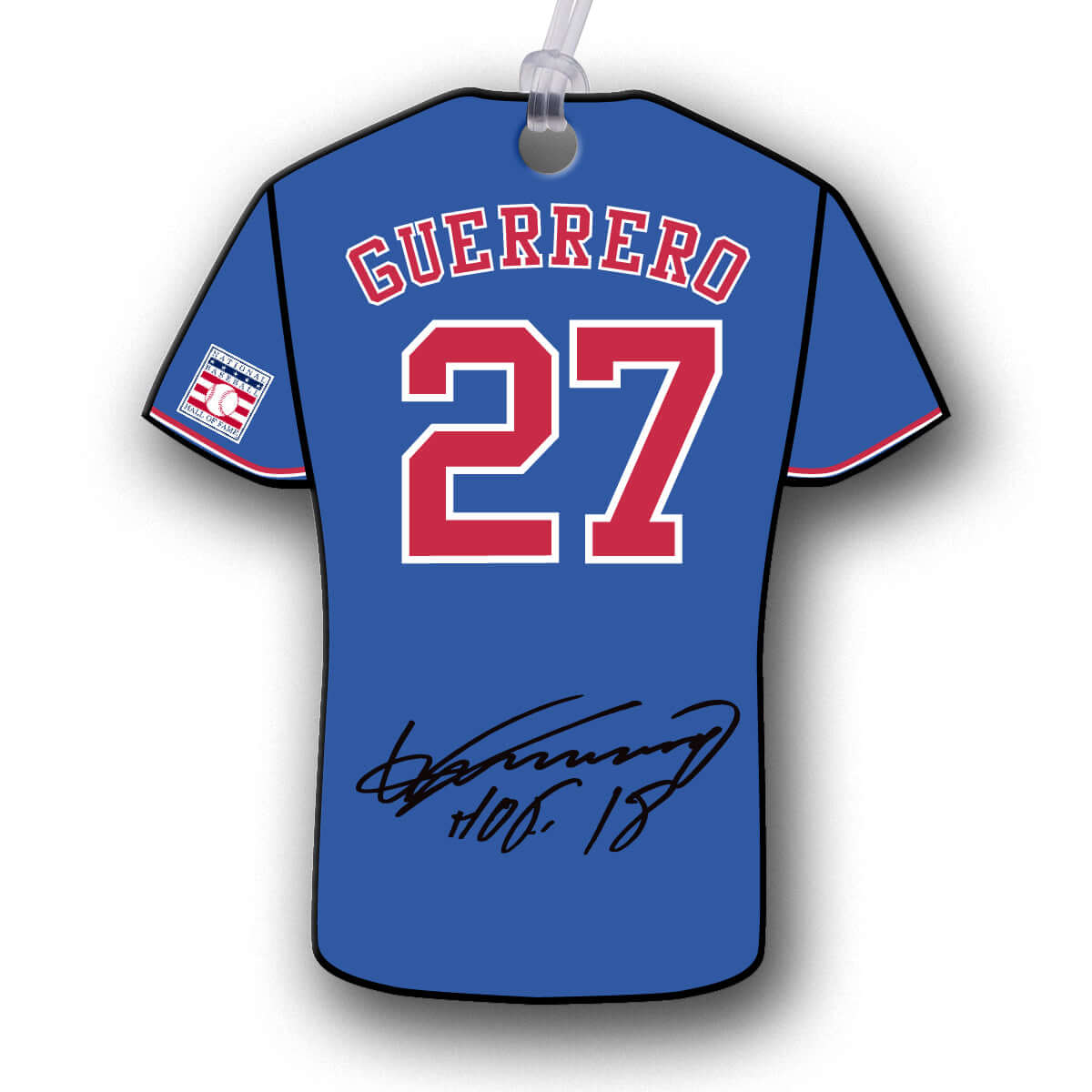 Guerrero 27 Jersey Hang Tag Ornaments NBHOF