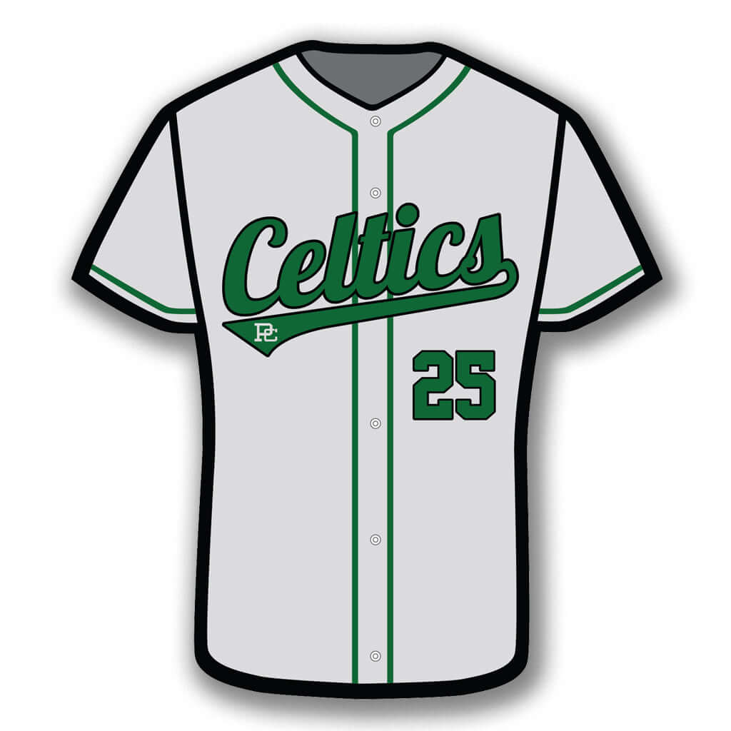 Custom Metal Baseball / Softball Jersey Front Sign