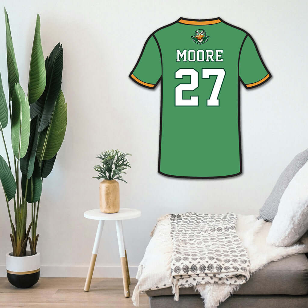 Custom Metal Volleyball Jersey Sign