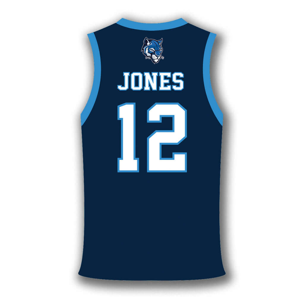 Custom metal basketball jersey back wall sign - Made in USA