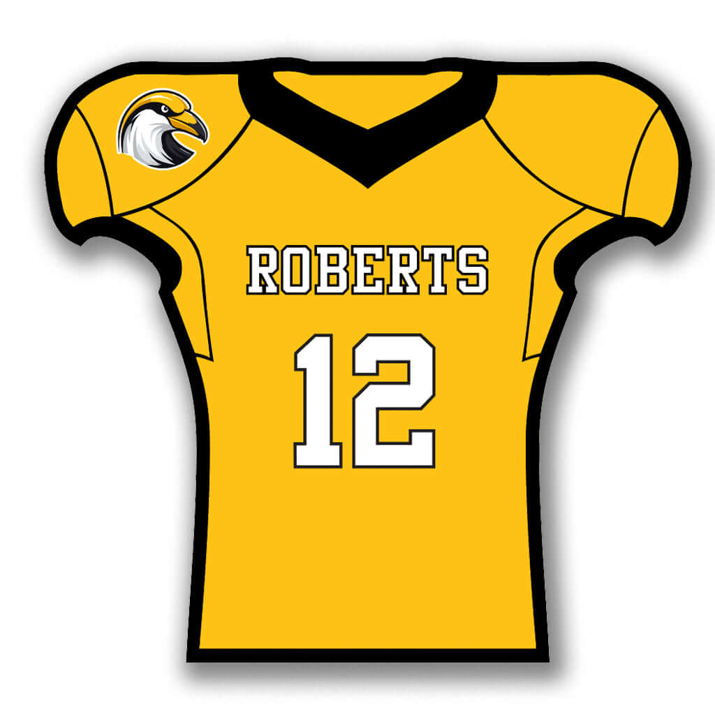 Custom Metal Football Jersey Sign
