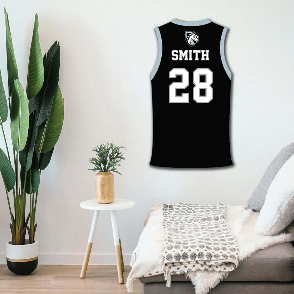 Custom Metal Basketball Jersey Sign