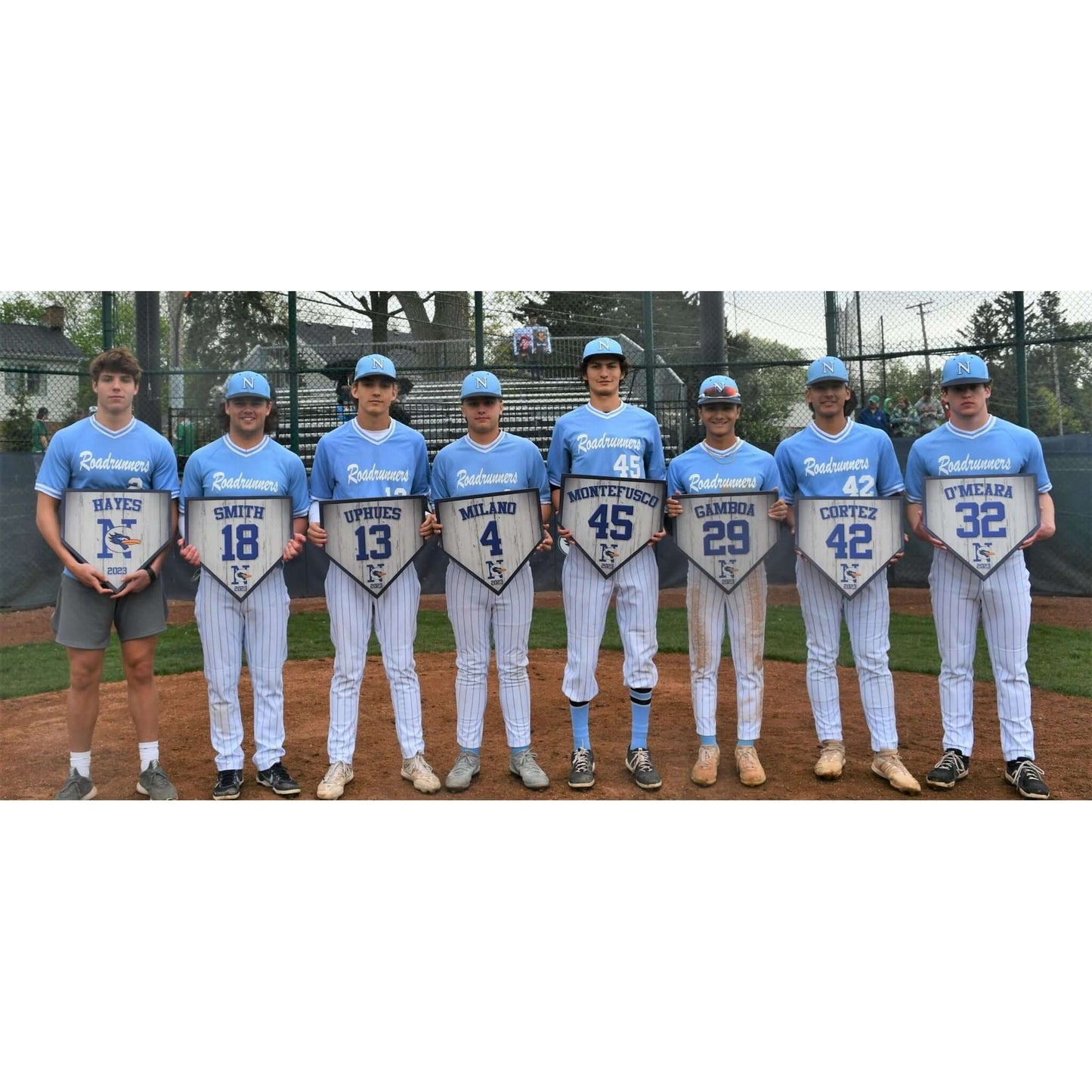 Custom baseball home plate print – team spirit accessory - Made in USA