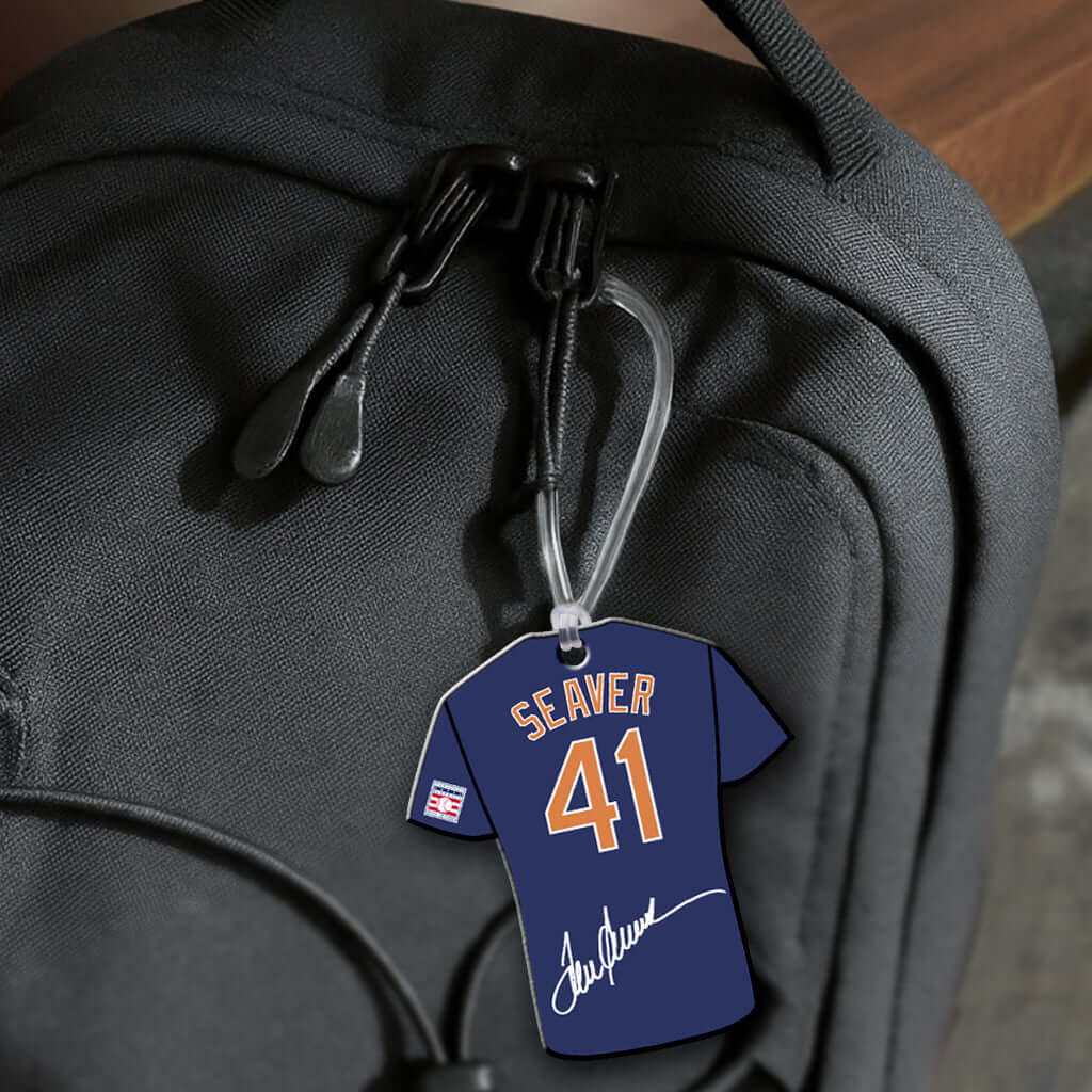 Tom Seaver #41 Mets - Replica Jersey Hang Tag Ornament On Bag