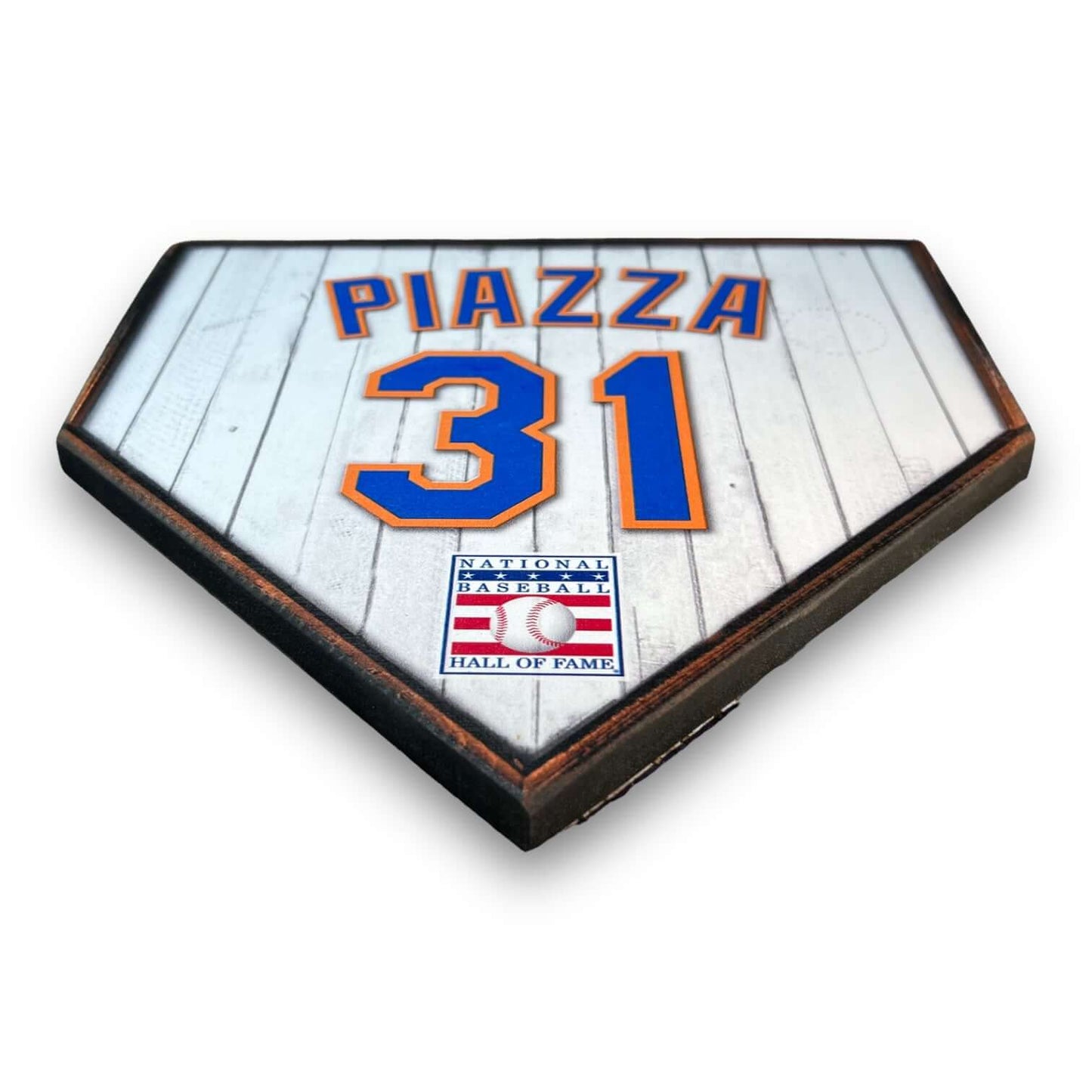 Custom Home plate jersey sign. Mike Piazza 31 - Made in USA