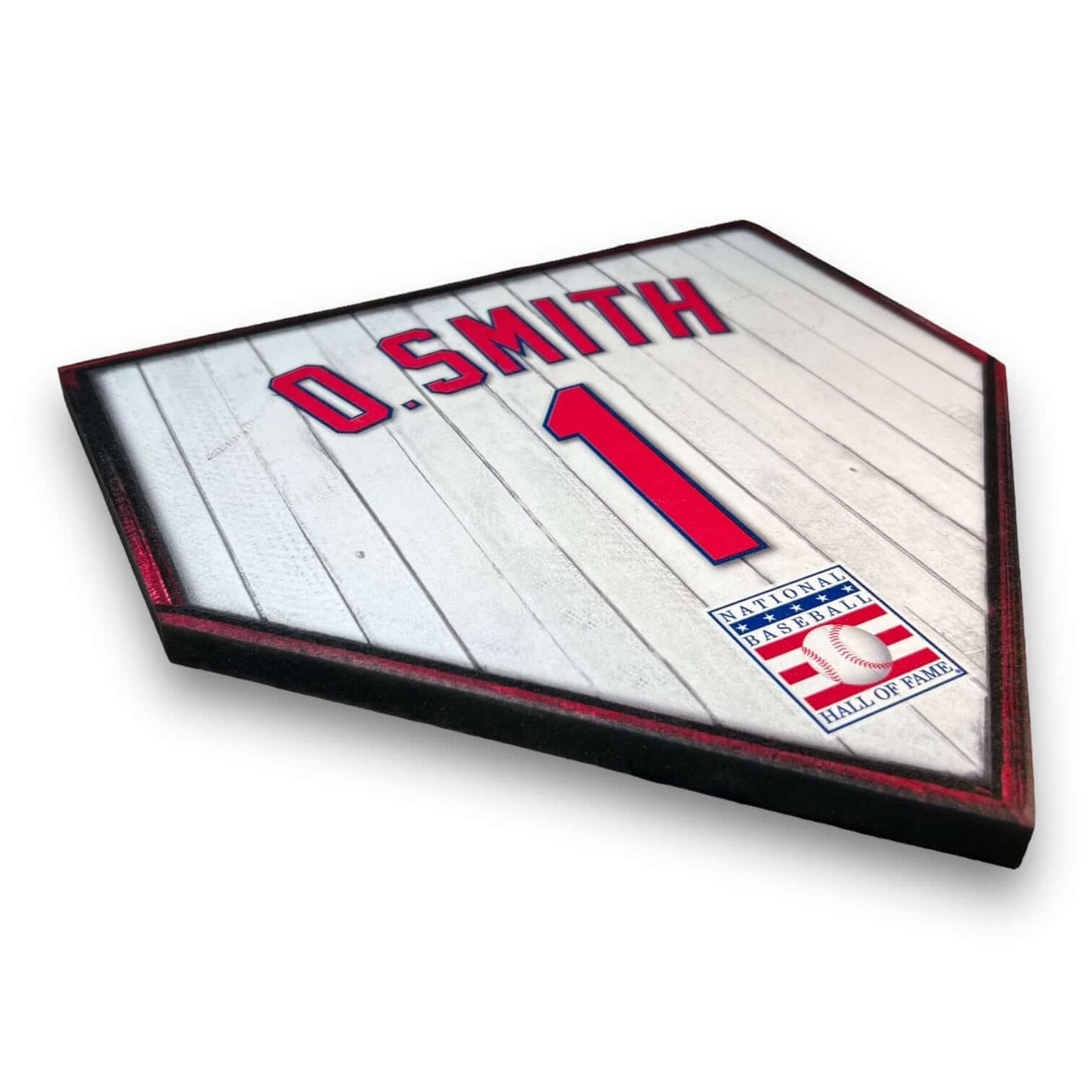 Custom Home plate jersey sign. Ozzie Smith 1 - Made in USA