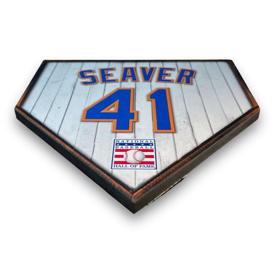 Tom Seaver #41 Mets - Replica Jersey Home Plate Front View