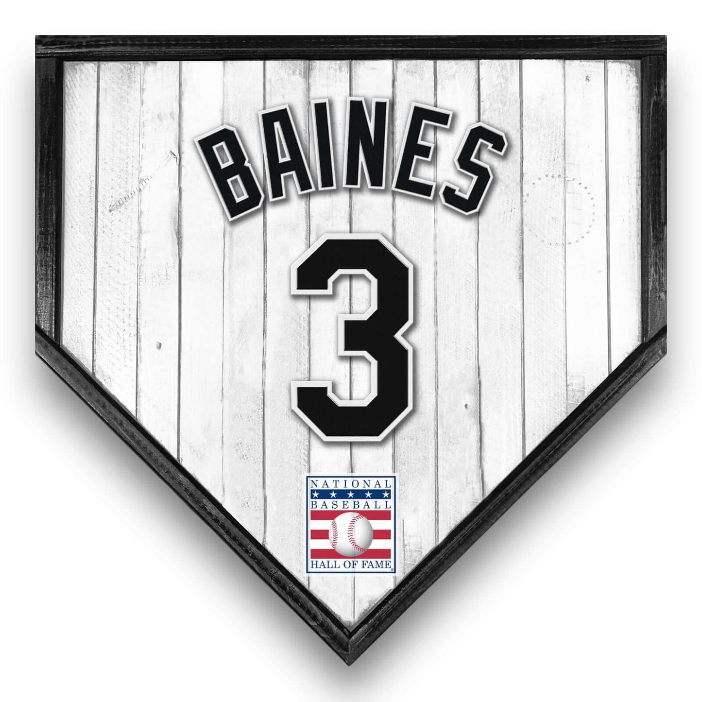 Custom Home plate jersey sign. Harold Baines 3 - Made in USA