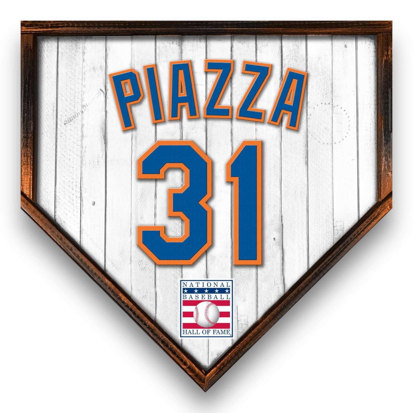 Custom Home plate jersey sign. Mike Piazza 31 - Made in USA.