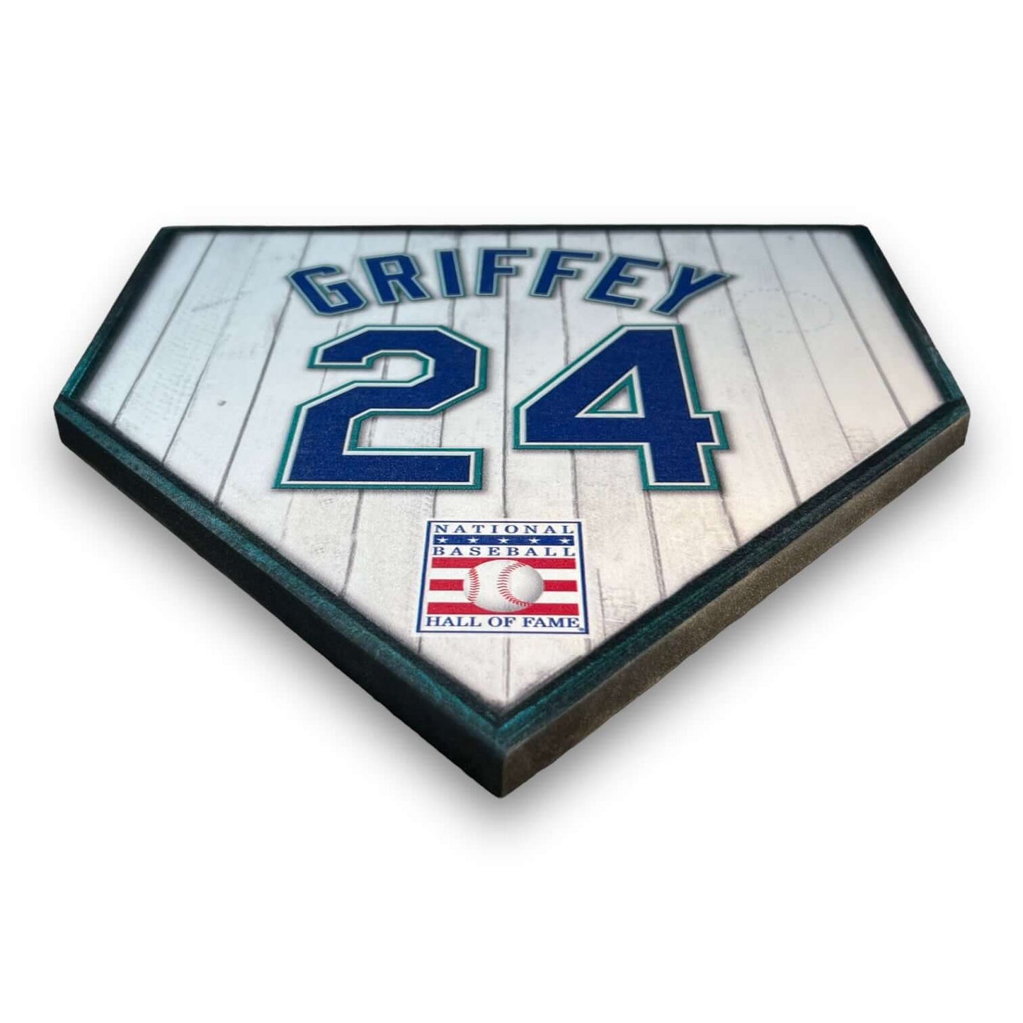 Custom Home plate jersey sign. Ken Griffey Jr. 24 - Made in USA
