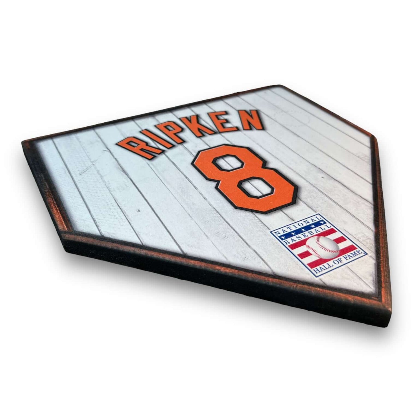 Custom Home plate jersey sign. Cal Ripken 8 - Made in USA