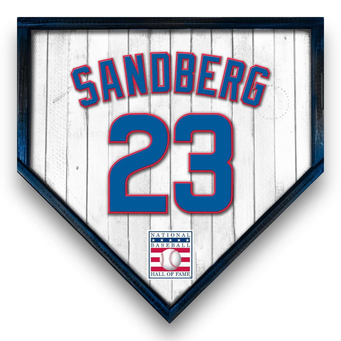 Custom Home plate jersey sign. Ryne Sandberg 23 - Made in USA