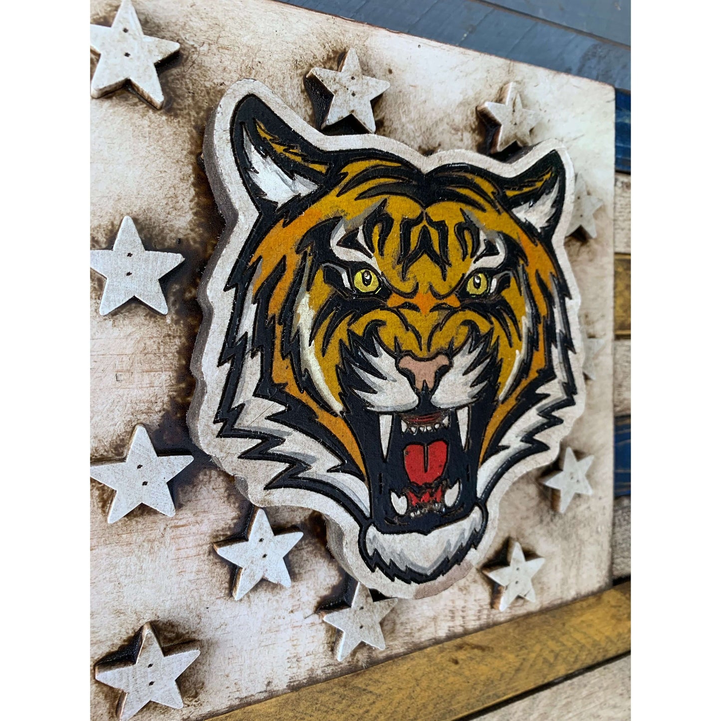Custom logo home plate sign – personalized team logo décor, Hand Made in USA