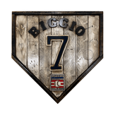 Craig Biggio #7 - Custom baseball Hall of Fame legacy home plate sign – handcrafted USA sports memorabilia