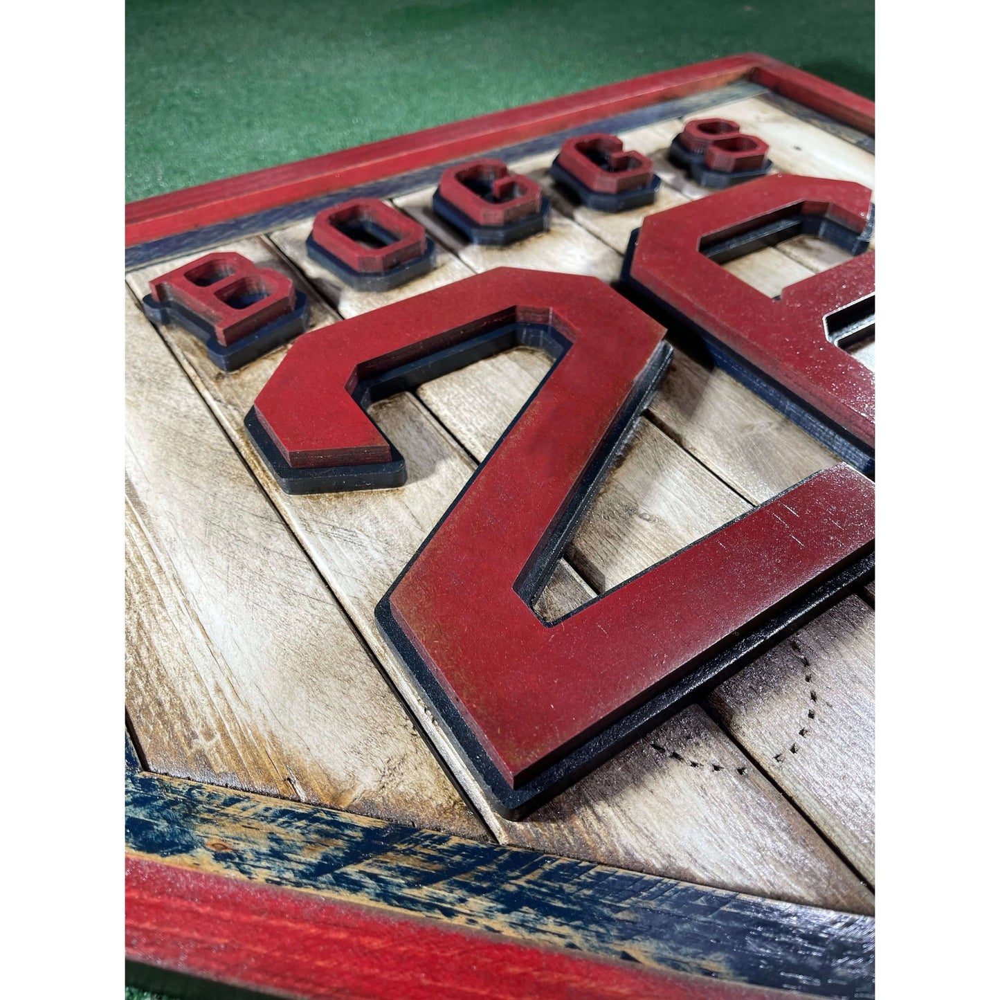 Wade Boggs #26 - National Baseball Hall of Fame Handmade Home Plate. Baseball Memorabilia. Made in USA