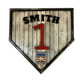 Ozzie Smith #1 - Custom baseball Hall of Fame legacy home plate sign – handcrafted USA sports memorabilia