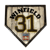 Dave Winfield #31 - Custom baseball Hall of Fame legacy home plate sign – handcrafted USA sports memorabilia