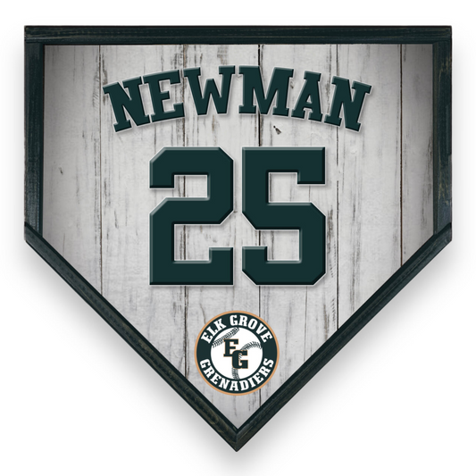 Baseball Custom Name & Logo Printed Home Plate