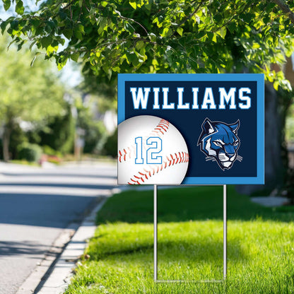 Baseball Yard Sign