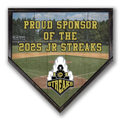 Custom Home Plate - Printed