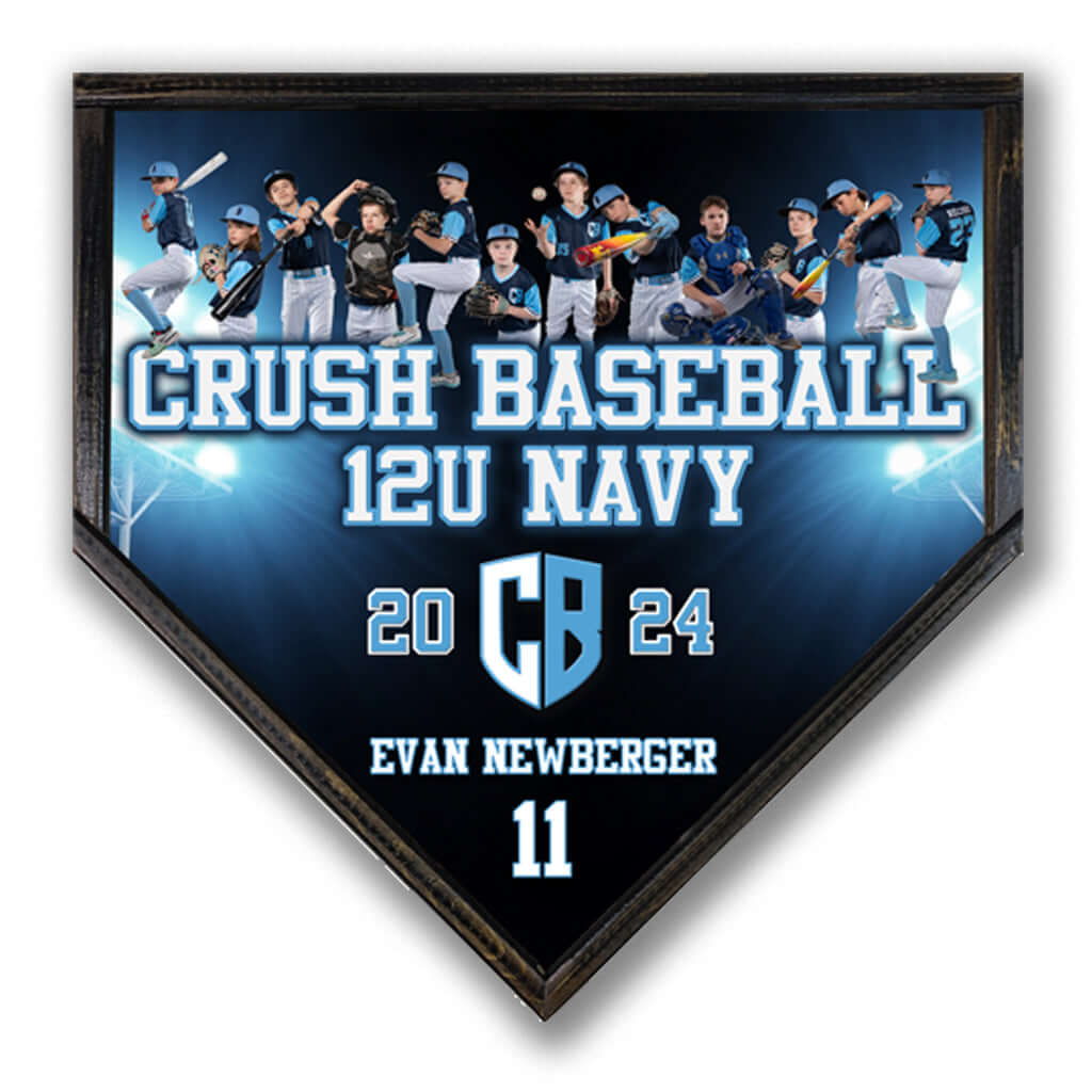 Custom Home Plate - Printed