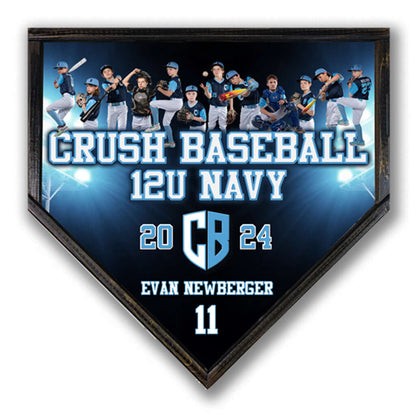 Custom Home Plate - Printed
