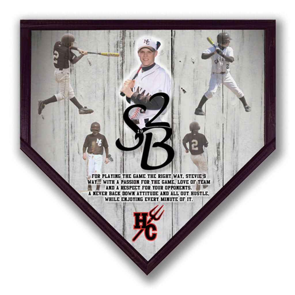 Custom Home Plate - Printed