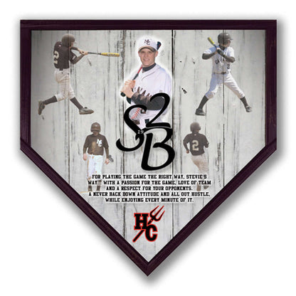 Custom Home Plate - Printed