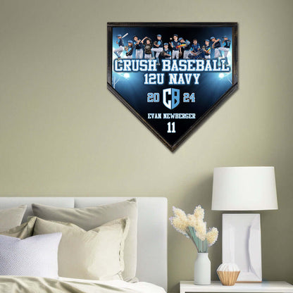 Custom Home Plate - Printed