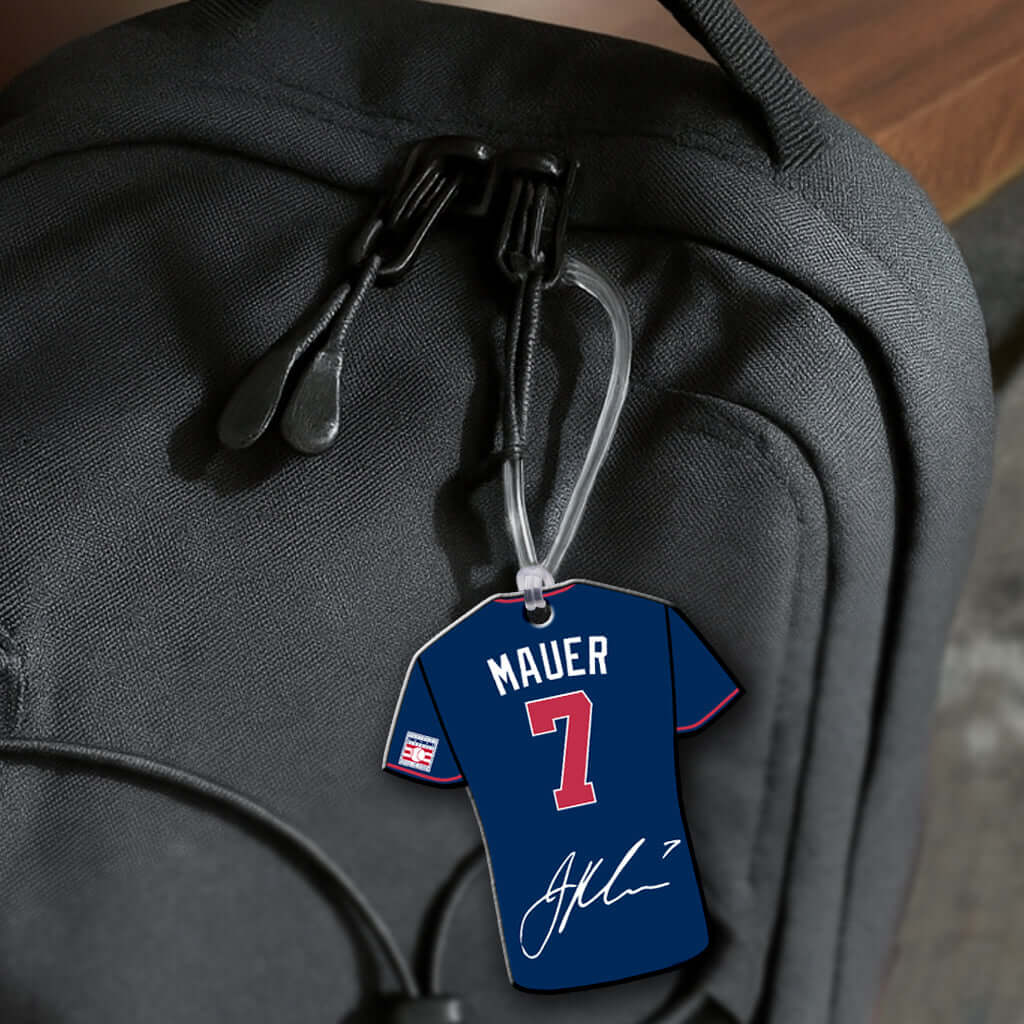Joe Mauer #7 Twins - Replica Jersey Hang Tag Ornament On Bag