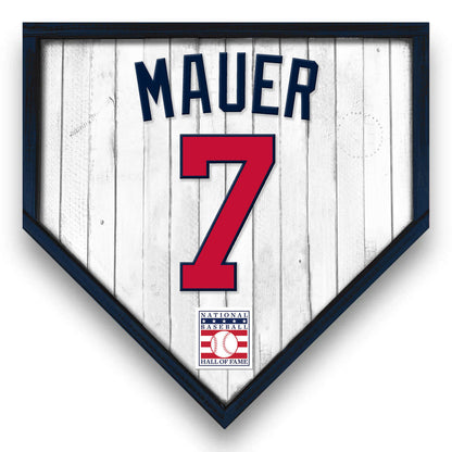 Joe Mauer #7 Twins Replica Jersey Home Plate