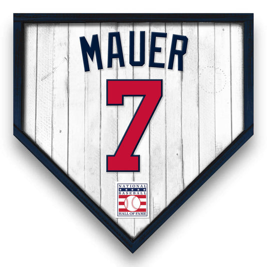 Joe Mauer #7 Twins Replica Jersey Home Plate