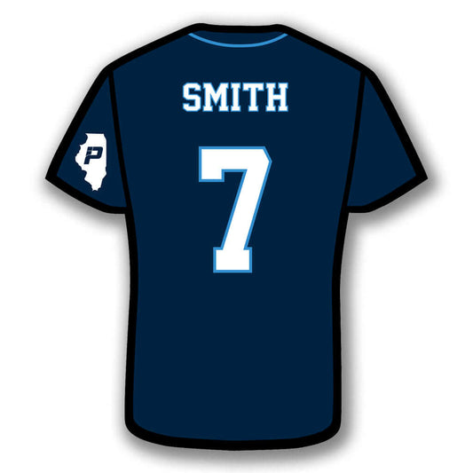 Custom Metal Baseball / Softball Jersey Back Sign