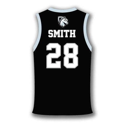 Custom metal basketball jersey back wall sign - Made in USA