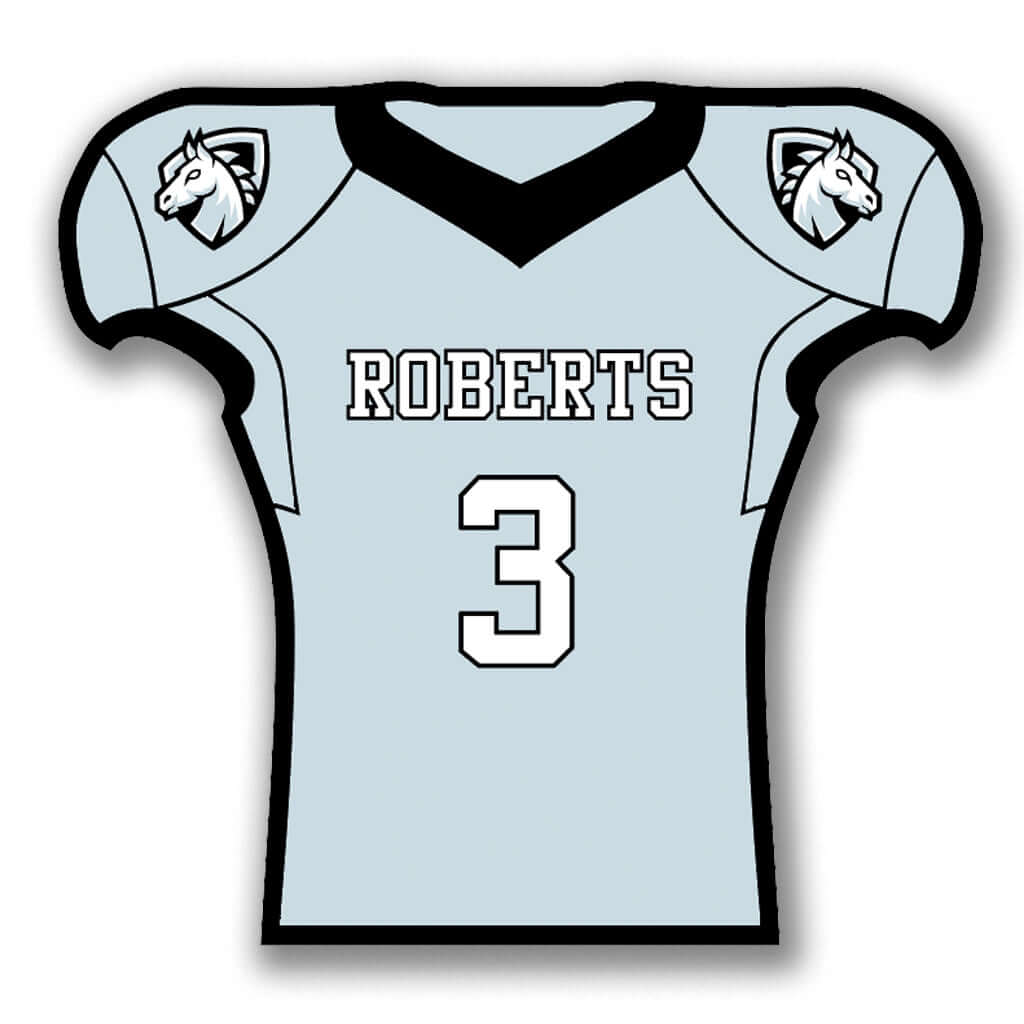 Custom Metal Football Jersey Sign