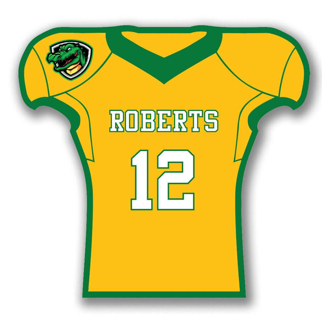 Custom Metal Football Jersey Sign