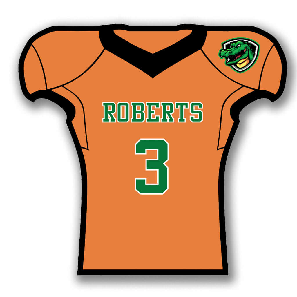Custom Metal Football Jersey Sign