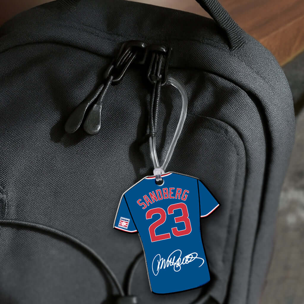 Ryne Sandberg #23 Cubs - Replica Jersey Hang Tag Ornament On Bag