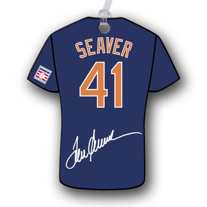 Seaver 41 Jersey Hang Tag Ornaments NBHOF