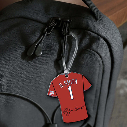 Ozzie Smith #1 Cardinals - Replica Jersey Hang Tag Ornament On Bag