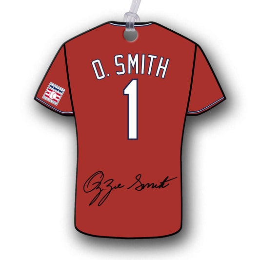 Ozzie Smith #1 Cardinals - Replica Jersey Hang Tag Ornament - 3.5"