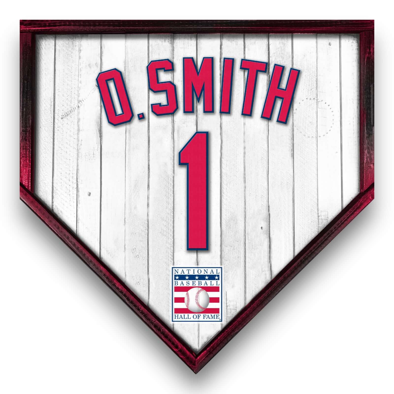 Ozzie Smith #1 Cardinals - Replica Jersey Home Plate