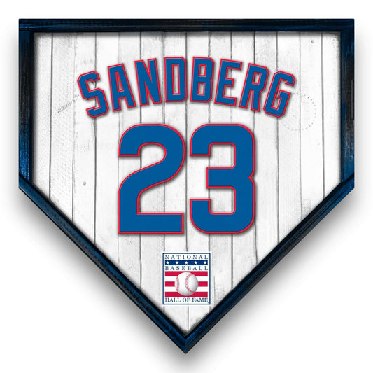 Ryne Sandberg #23 Cubs - Replica Jersey Home Plate